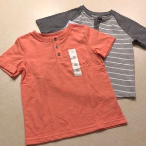 Toddler boy 3 button tees